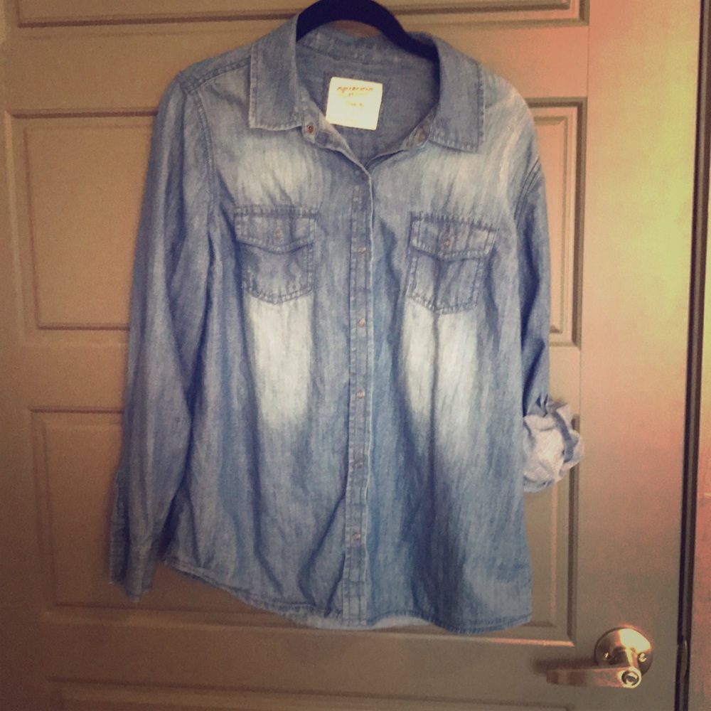 Jean soft button down